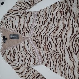 INC International Concepts Talia Tiger Woman's Dress